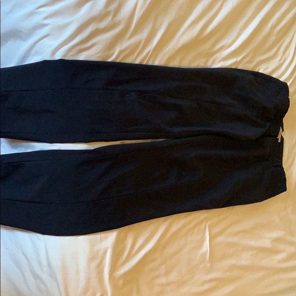 black trousers